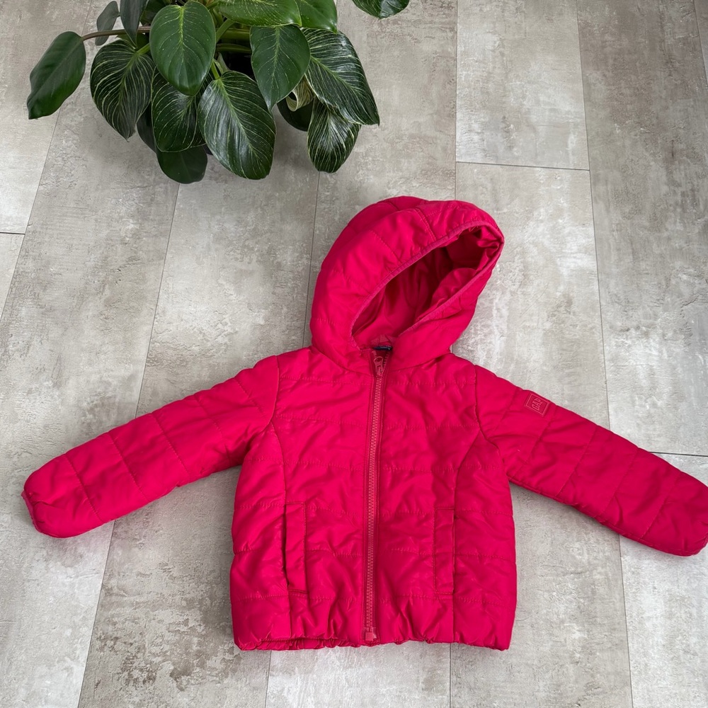 GAP Bright Pink Puffer Jacket for Kids